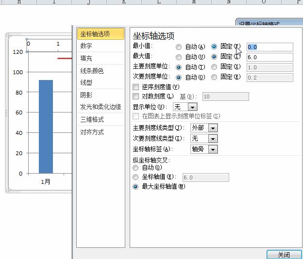 Excelの縦棒グラフに赤い直線を追加する方法