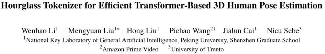 To make the video pose Transformer fast, Peking University proposes an efficient 3D human pose estimation framework HoT