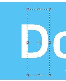 How to fold fonts in half in PS