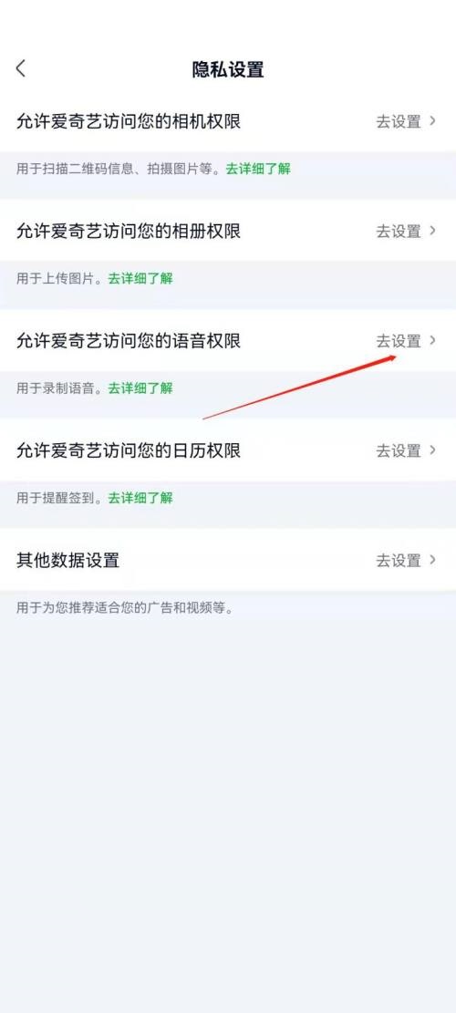 How to turn off voice permissions in iQiyi Express Edition