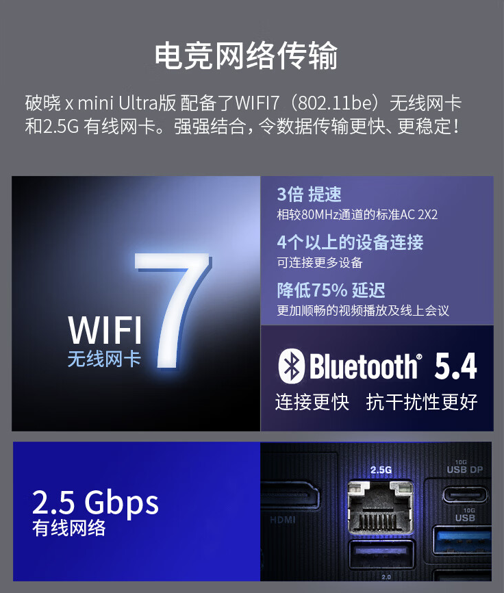 华硕破晓 X mini 迷你主机酷睿 Ultra 5/7 版开售：支持 Wi-Fi 7、蓝牙 5.4，售 5198 元起