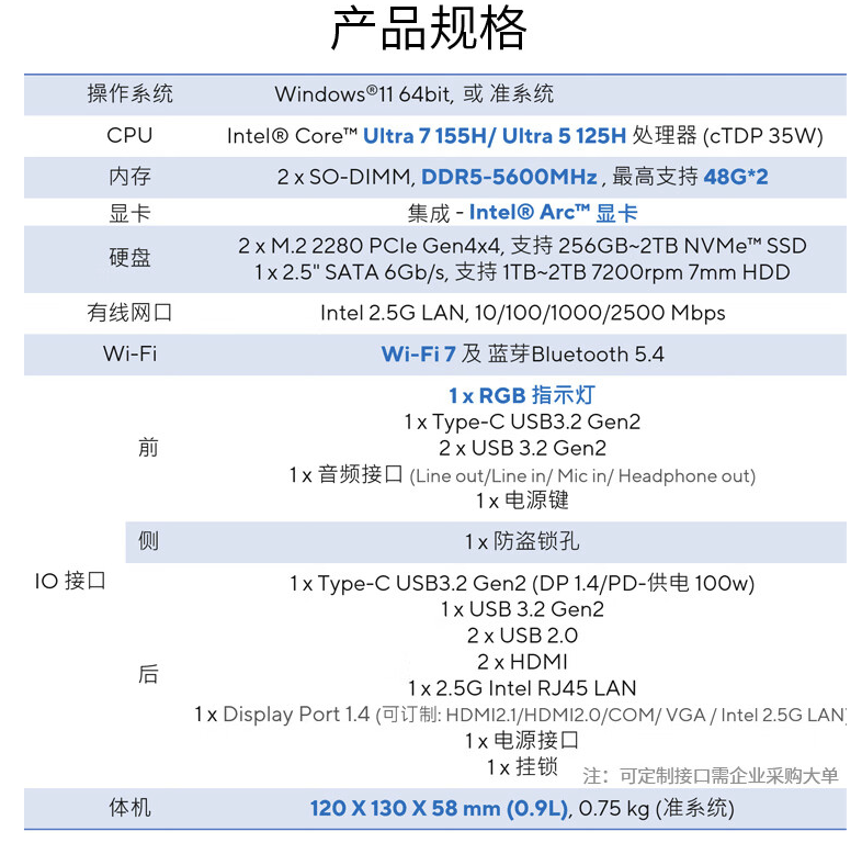 华硕破晓 X mini 迷你主机酷睿 Ultra 5/7 版开售：支持 Wi-Fi 7、蓝牙 5.4，售 5198 元起