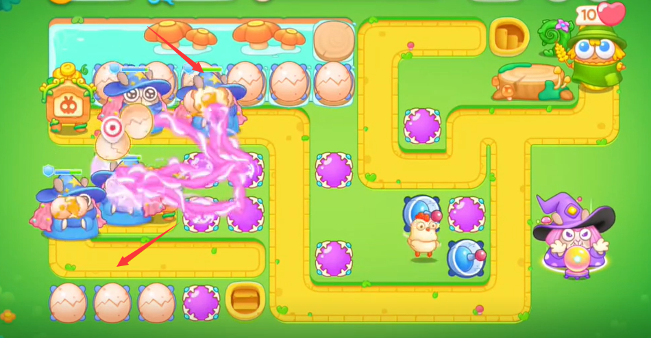 How to pass the seventh level, the top priority in Defend Carrot 4