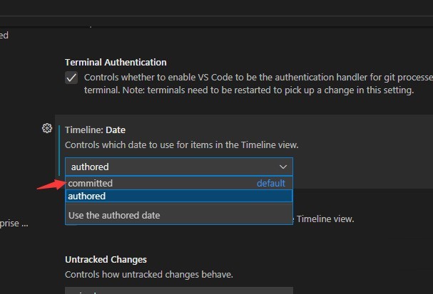 How to open the schedule date of git commitment in Vscode_How to open the schedule date of git commitment in Vscode