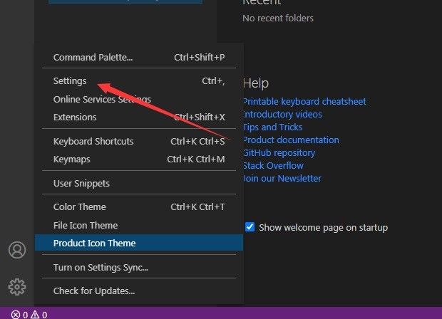 How to set the global toolbar in Vscode_How to set the global toolbar in Vscode