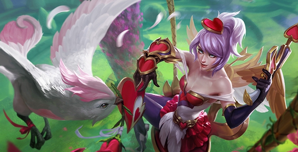 League of Legends Wings of Demacia Quinns unlimited firepower equipment and talent recommendations