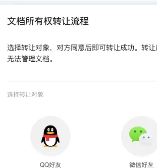 How to transfer ownership of Tencent documents