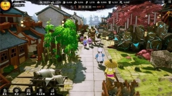 Comment augmenter la population dans le jeu Penglai Town