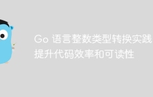 Go 语言整数类型转换实践:提升代码效率和可读性