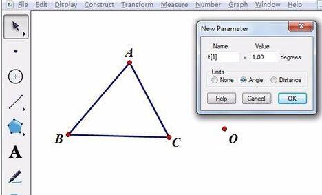 Graphic and text operations for creating translation and rotation animations using geometric sketchpad