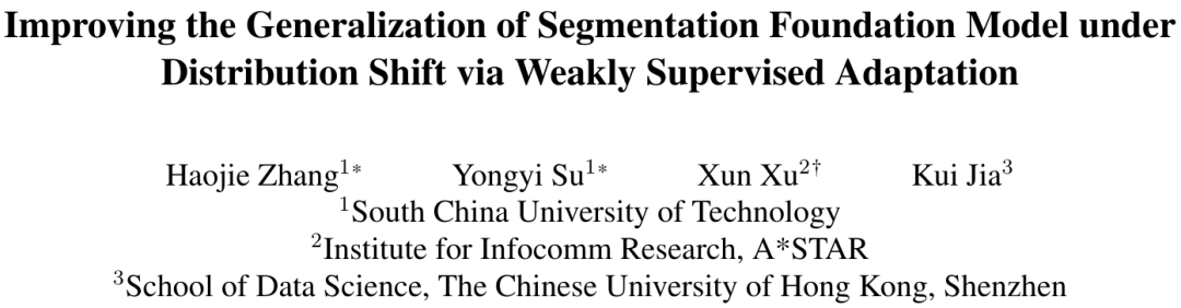 CVPR 2024 | 分割一切模型SAM泛化能力差？域适应策略给解决了