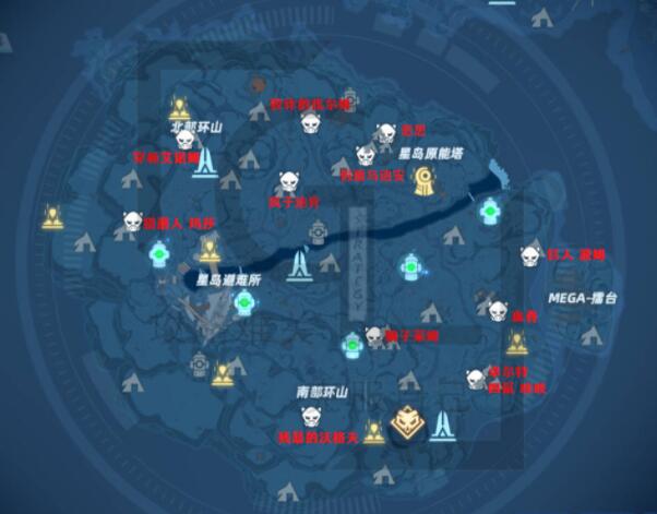 List of achievement monster locations in the entire map of Fantasy Tower