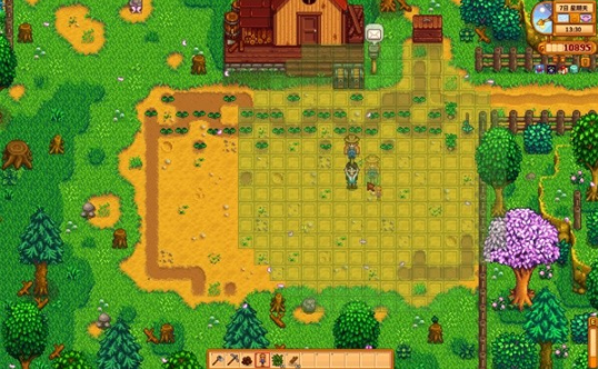 „Stardew Valley“ 1.6 Prairie Sprinkler-Platzierungsliste