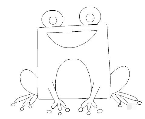 Flash绘制创意的方形青蛙的详细步骤