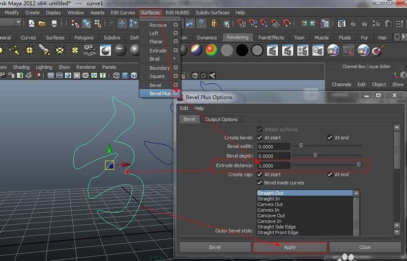 Introduction à la méthode de conception de LOGO texte 3D en Maya