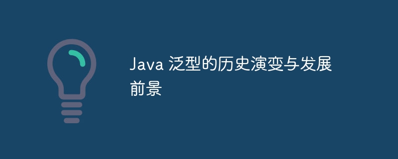 Java 泛型的历史演变与发展前景