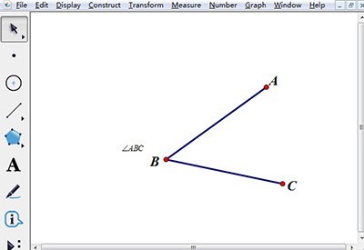 Einfache Schritte zum Zeichnen von Winkelsymbolen auf einem geometrischen Skizzenblock