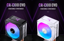 乔思伯推出 CR-1300 EVO 风冷散热器：9cm 风扇 + 4 热管、黑白双色，59 元起
