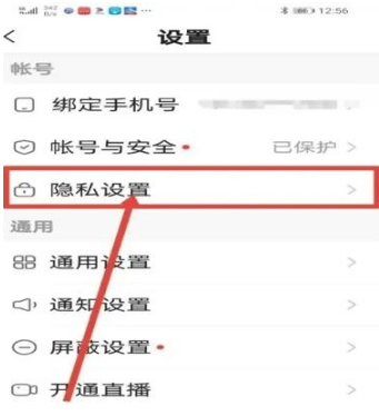 快手極速版怎麼設定為隱私用戶