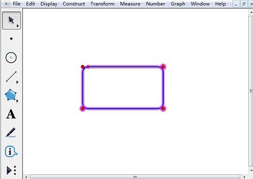 The operation process of making text boxes with geometric sketchpad