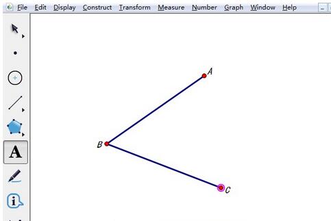 So markieren Sie den Winkel mit dem geometrischen Zeichenbrett als ∠B