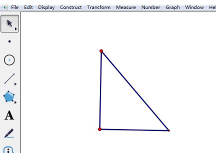 Geometry Sketchpad에서 측정값의 이름을 변경하는 단계