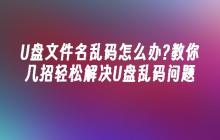 U盘文件名乱码怎么办?教你几招轻松解决U盘乱码问题