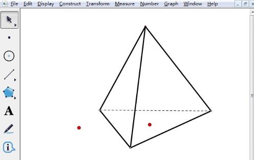 Un tutoriel simple sur la découpe dune pyramide triangulaire avec un carnet de croquis géométrique