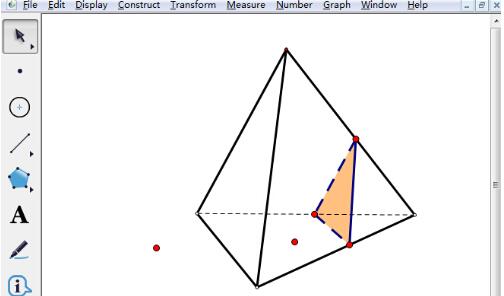 Un tutoriel simple sur la découpe dune pyramide triangulaire avec un carnet de croquis géométrique