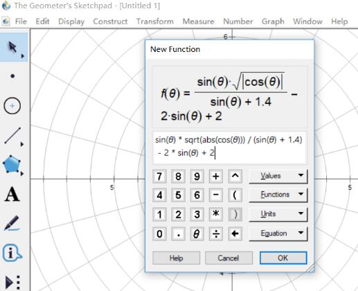 Wie zeichnet man ein Herz auf einem geometrischen Skizzenblock?