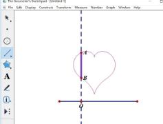 几何画板绘制一个爱心的操作方法