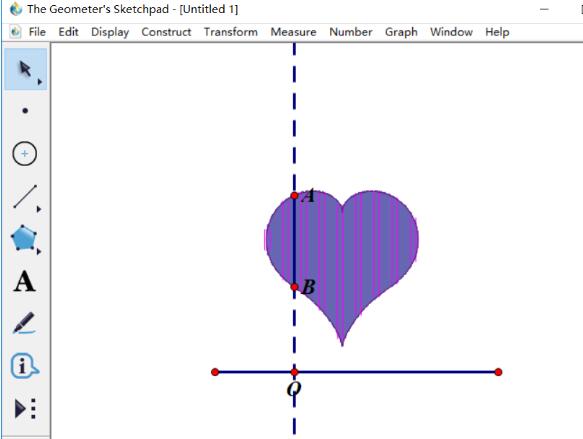 How to draw a heart on geometric sketchpad