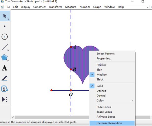 Cara melukis hati pada pad lakar geometri