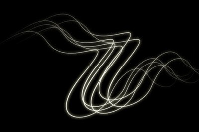 Related tutorials on creating glowing line effects in Photoshop