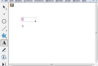 How to set text to show and hide buttons in Geometric Sketchpad