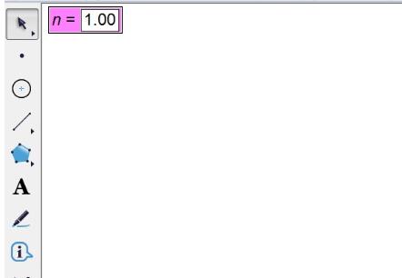 Detailed steps for setting parameters that only take integers in the geometric sketchpad