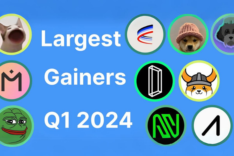 Ranking of the top ten cryptocurrency gains in the first quarter! WIF, FLOKI, PEPE and other Meme coins are on the list