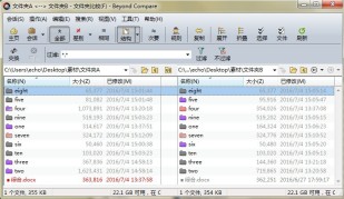 Beyond Compare在新视图中比较子文件夹的操作方法