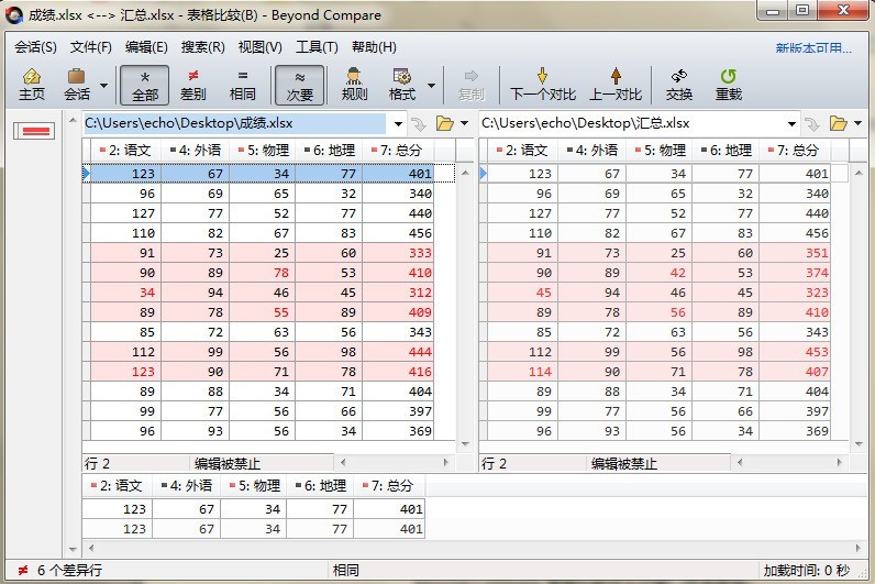 Beyond Compare设置比较文件显示样式的操作步骤