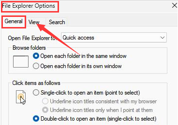 How to clear Explorer file records in Win11