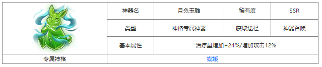 第七幻域月兔玉雕神器属性及获取方法 具体介绍