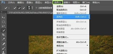 PS反选选区操作方法