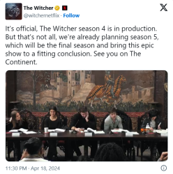 Netflix 续订《猎魔人》真人剧集第五季,确认为最后一季