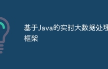 基于Java的实时大数据处理框架