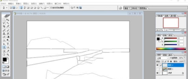 How to draw a seaside trestle in PS_Sharing the steps to draw a seaside trestle in PS