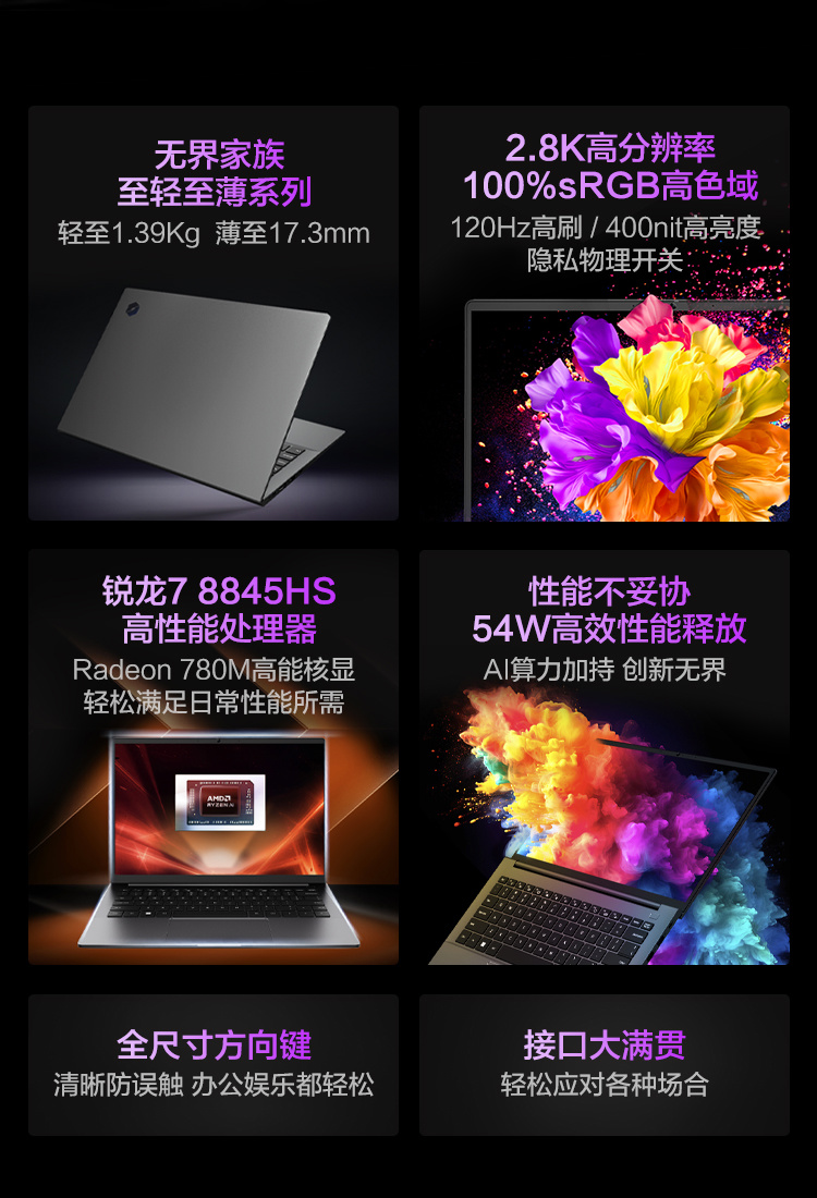 机械革命无界 14S 2024（AMD）轻薄本亮相：R7-8845HS，首发不高于 3999 元