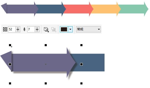 CorelDRAW怎么制作箭头流程图_制作方法教程