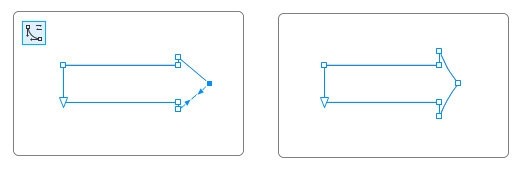 So erstellen Sie ein Pfeilflussdiagramm im Tutorial zur CorelDRAW_Production-Methode