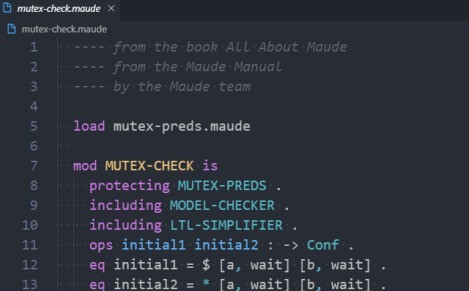 Comment écrire Maude en Vscode_Comment écrire Maude en Vscode