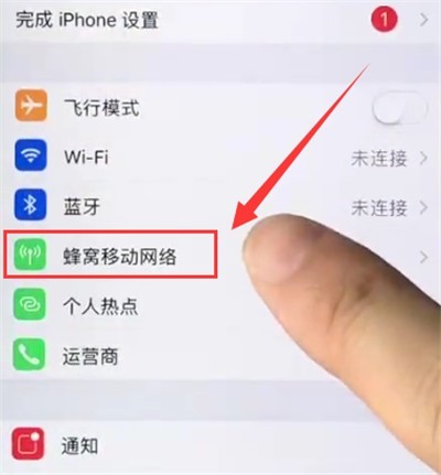 How to turn off mobile data usage by APP on Apple 6plus